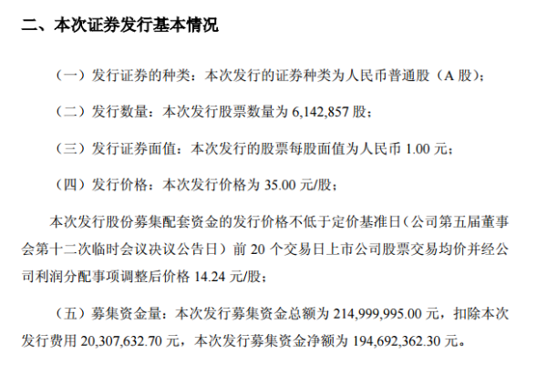 烽火通信2015年6 7月增发公告