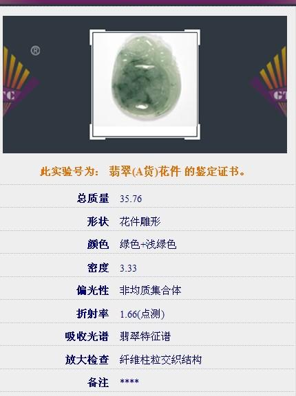 ...下是广东省质量监督珠宝贵金属产品监测站的宝玉石鉴定证书。_百度知 ...